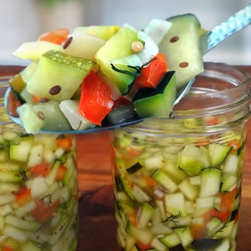 Fermented Zucchini Relish-image