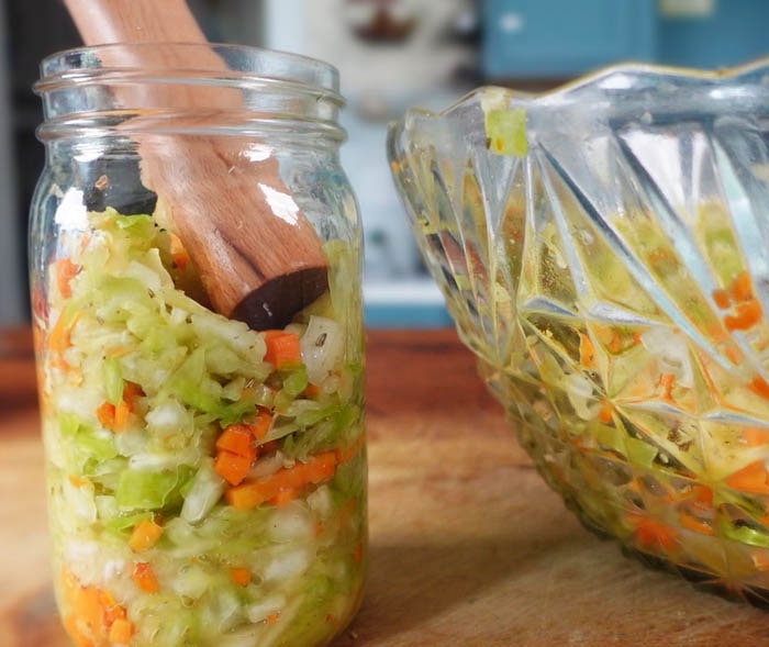 Homemade Sauerkraut