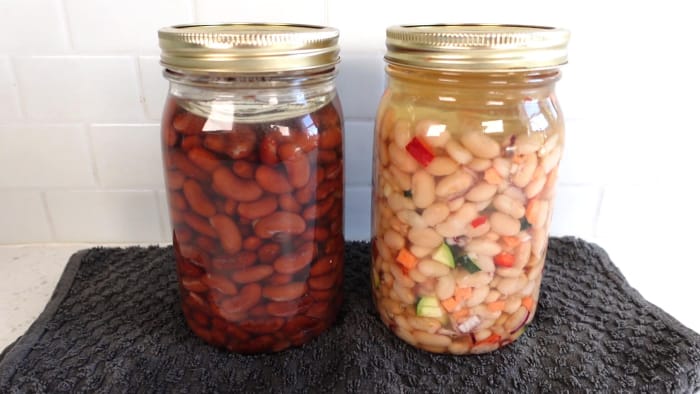 fermenting cooked beans