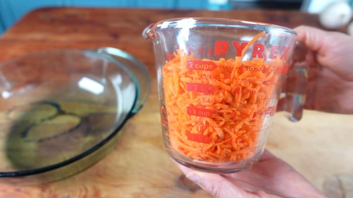 shredded carrots