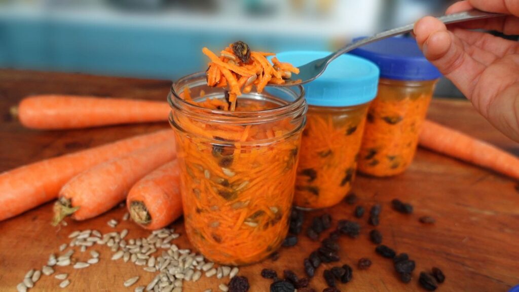 fermented carrot salad