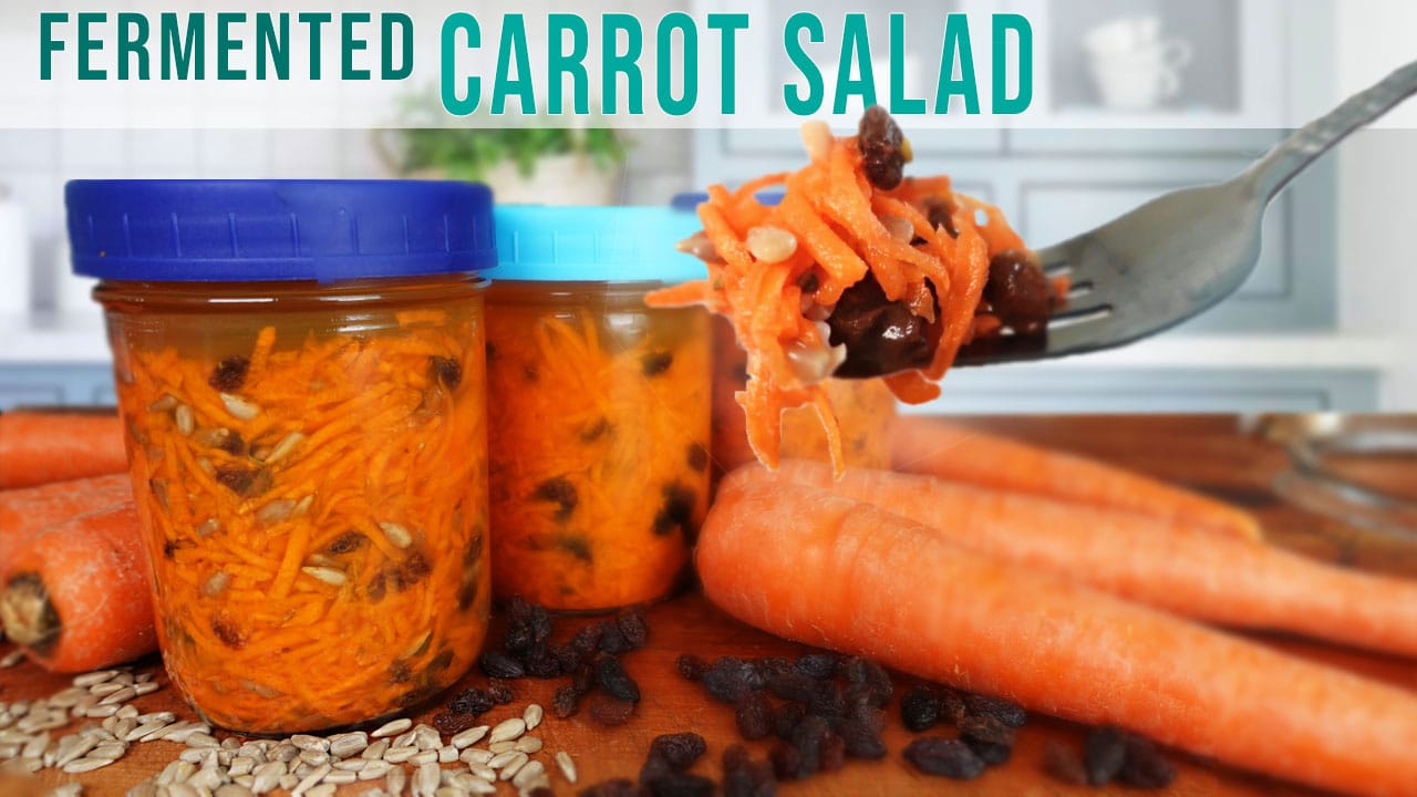 thumbnail for fermented carrot salad